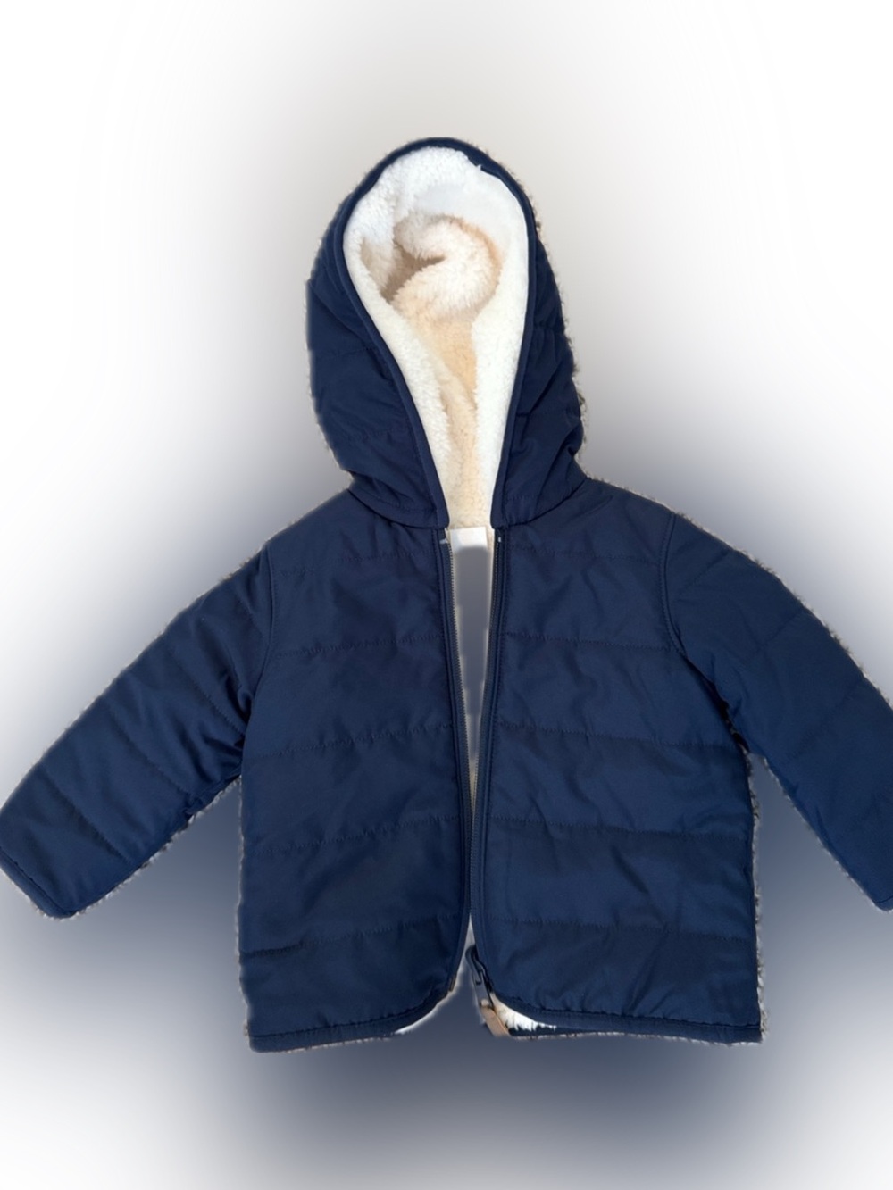 Carter’s Navy Hooded Puffer Jacket – 6M